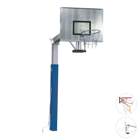 Basketballstativ Fair Play 2.0 120x90 cm | Justerbar