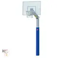 Basketballstativ Fair Play Silent 2.0 180x105 cm | Fastmontert | Dunkering