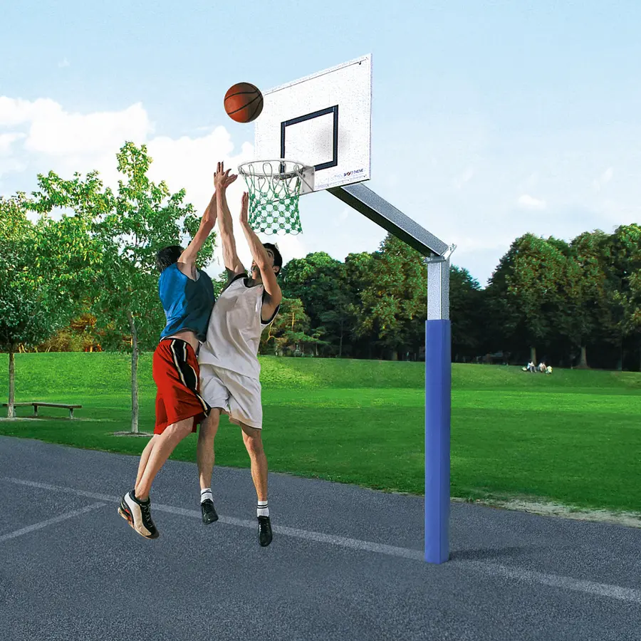 Basketballstativ Fair Play 2.0 120x90 cm | Herculesnett | Fast kurv 