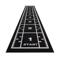 Sprintbane Premium Svart Sprinttrack | 10,4 x 1,33 m