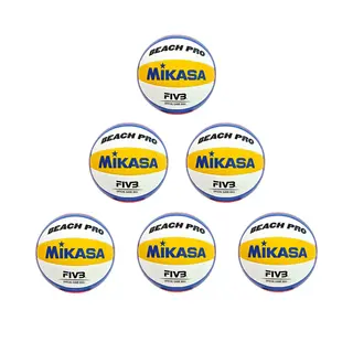 Sandvolleyball Mikasa PRO BV550C | 6 stk Beachvolley | FIVB | VW
