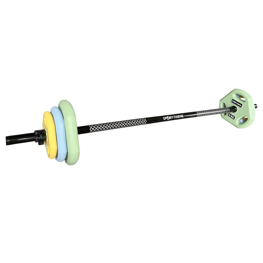 Vektsett Pump PU 20 kg Vektstang 141 cm, vektskiver og låser 