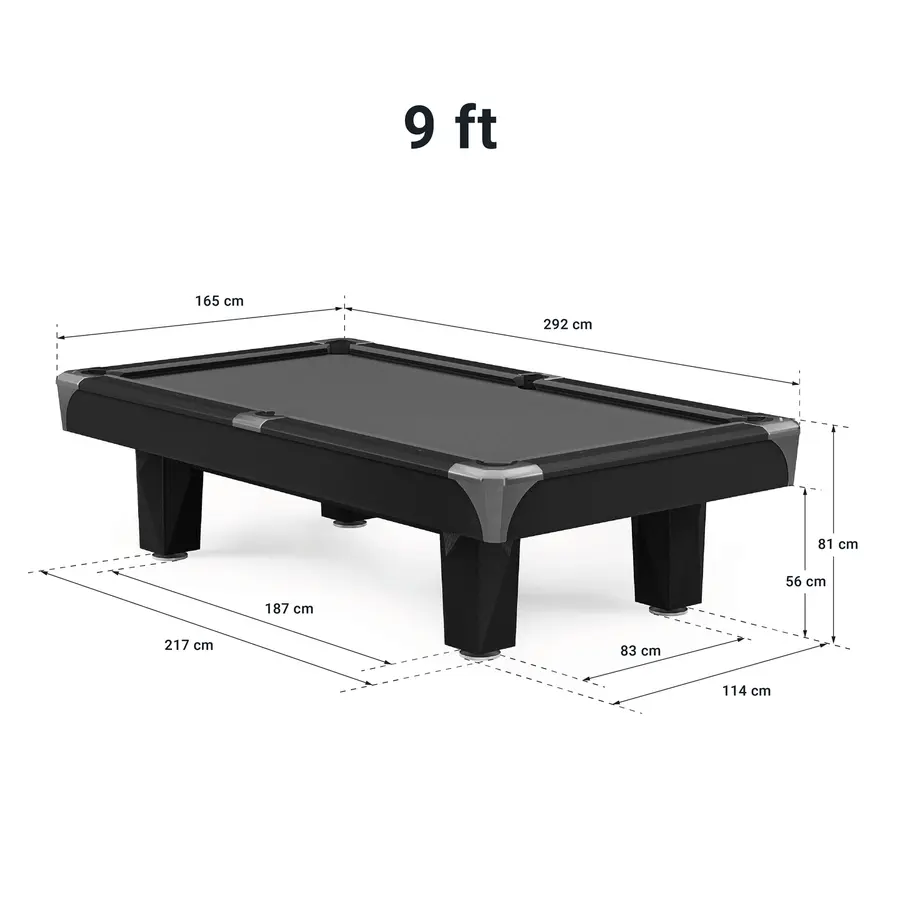 Biljardbord Master Edition Skifer 9 fot Blå Simonis 860 duk | Aramith kuler 