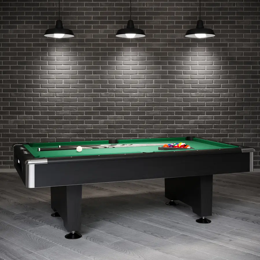Biljardbord Club Pro III 7 fot Skifer Grønn EuroSpeed duk | Spillefelt 198x99 