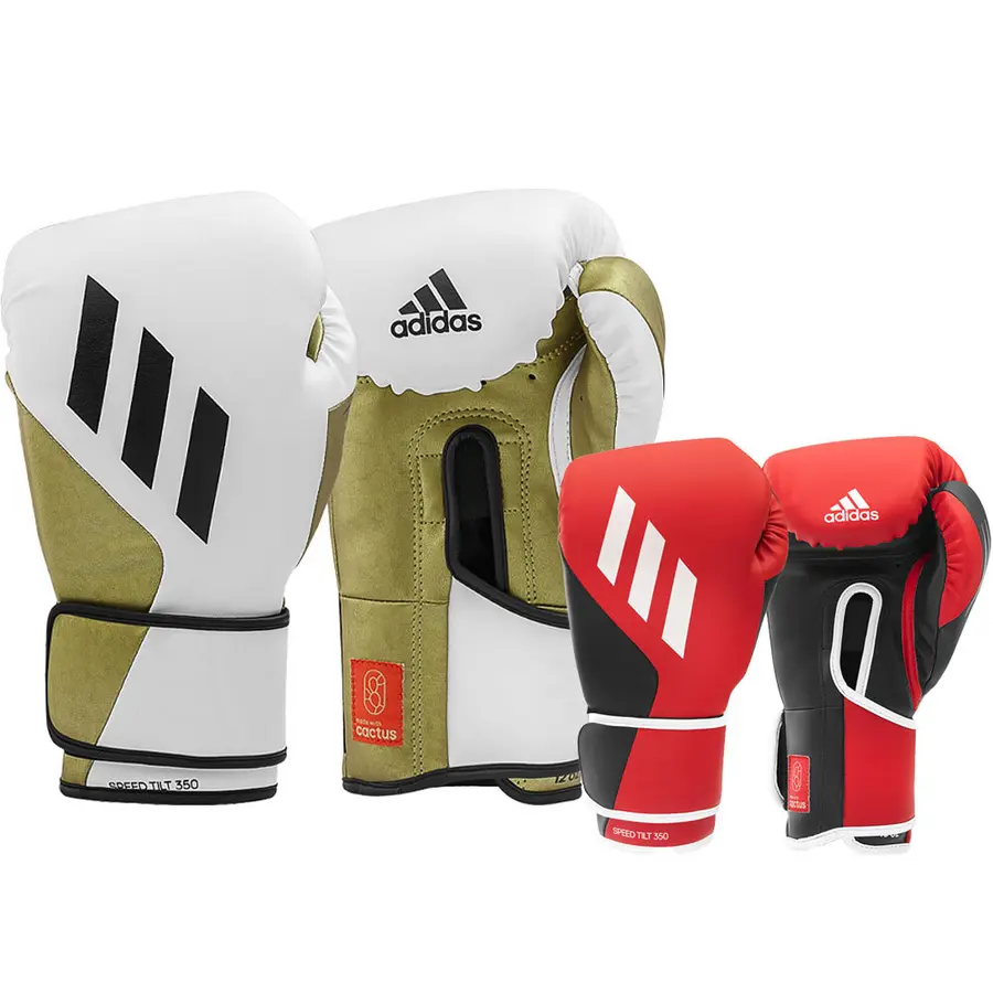 Boksehansker Adidas Speed Tilt 350 16 oz Treningshansker | Hvit/ Gull 