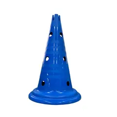 Markeringskjegle Multi med hull | 50 cm 1 stk blå kjegle