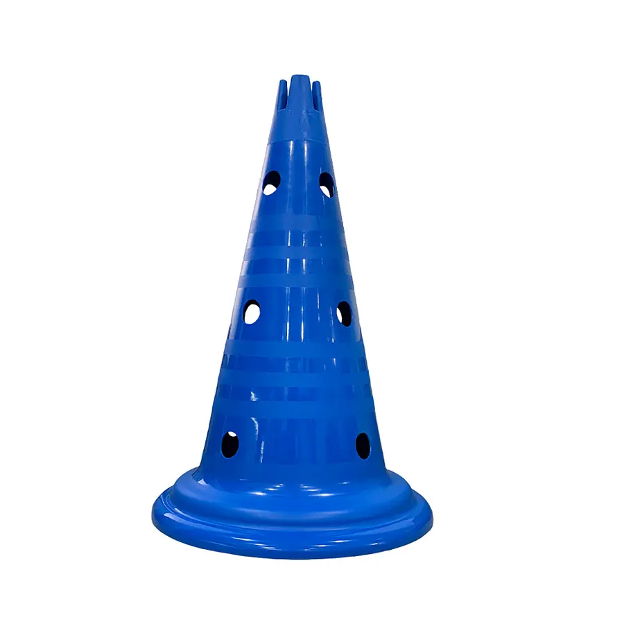 Markeringskjegle Multi med hull | 50 cm 1 stk blå kjegle 