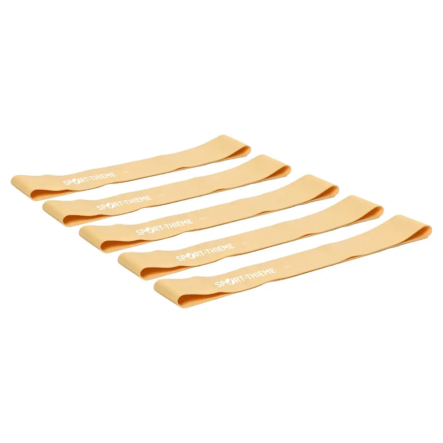 Treningsstrikker Lateksfri 5 stk. Lett | Beige 