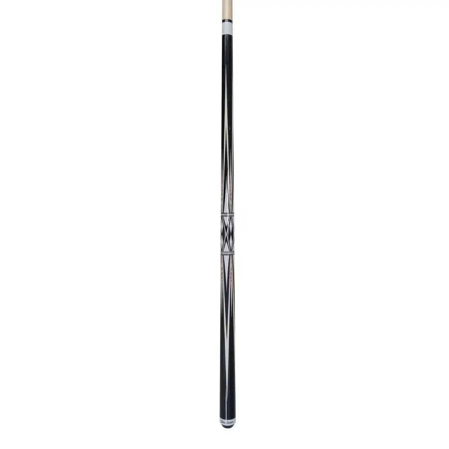 Biljardkø Jim Davis Mirage 147 cm 2-delt | Svart lakkert 