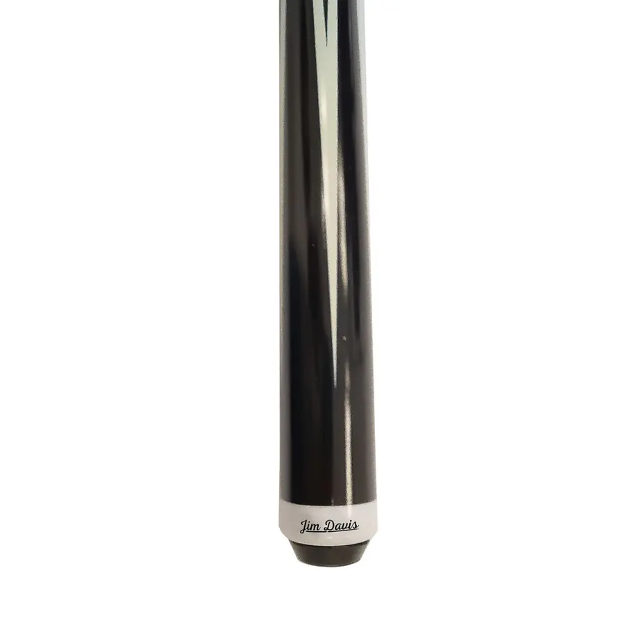 Biljardkø Jim Davis Mirage 147 cm 2-delt | Svart lakkert 