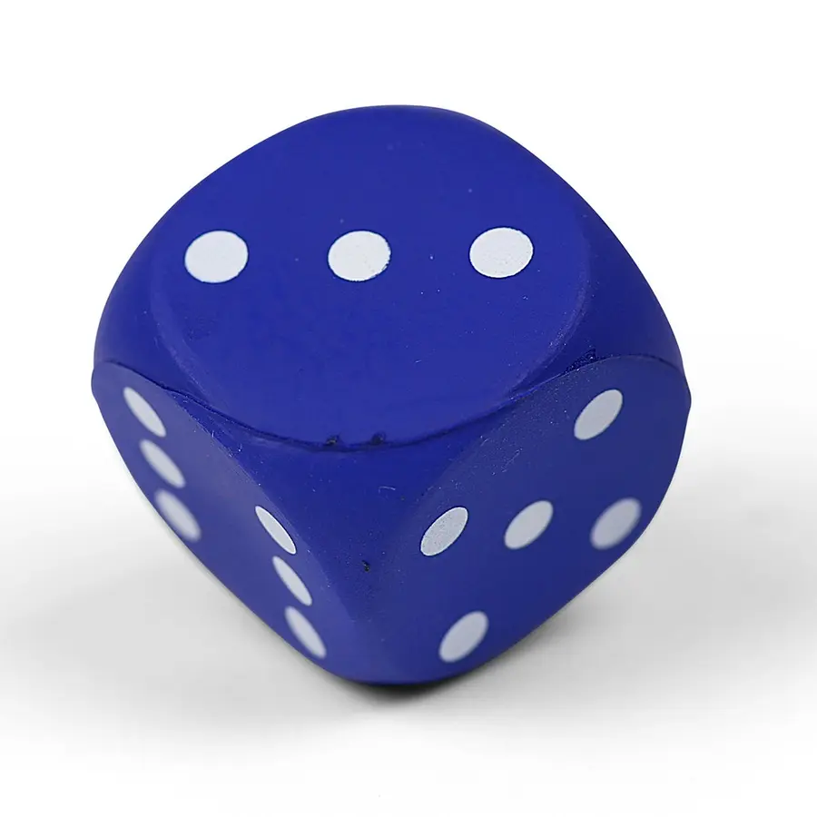 Terning for inne- og utebruk 1 stk | 4 cm skumterning m/trekk 