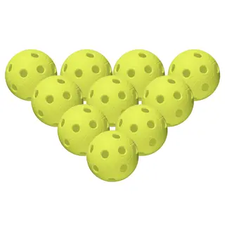 Innebandyballer Crater Unihoc | Gul 10 stk | Matchball | IFF