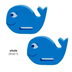 FINIS Floatie Friends | Whale Level 1 for svømmeopplæring