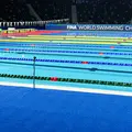 Malmsten Gold PRO Racing Lane 50 m World Aquatics Banetau grønn/rød 50 m