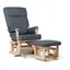 Trone Easymove Comfort Safe Gyngestol Blå | Med puff | Hygienetrekk 
