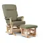 Trone Easymove Comfort Safe Gyngestol Grønn | Med puff | Hygienetrekk 