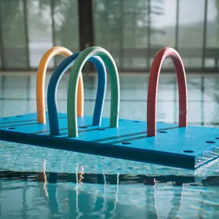 Flåte Maxi med hull for Pool Noodles 200 x 100 cm flåte til svømmehall