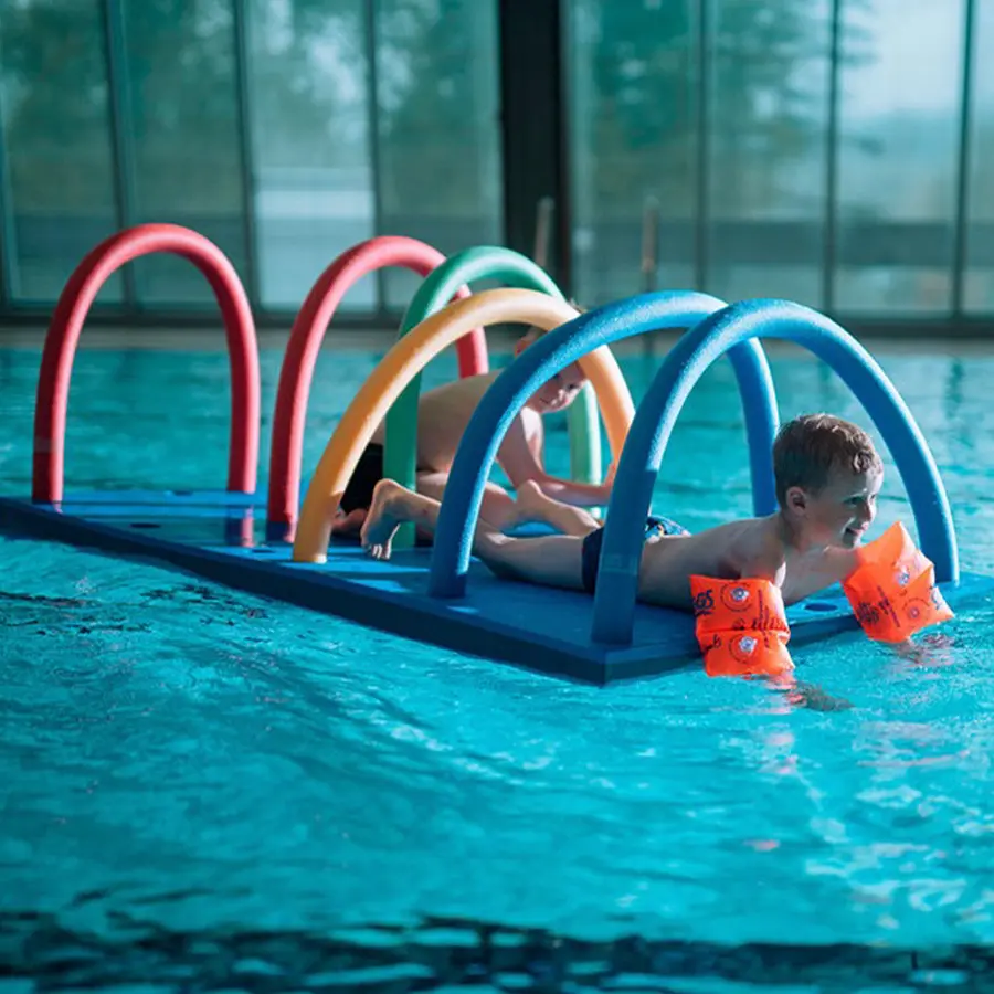 Flåte Maxi med hull for Pool Noodles 200 x 100 cm flåte til svømmehall 