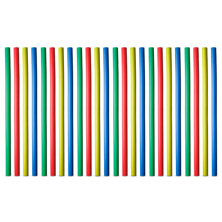 Pool Noodles - Comfysett med 24 stk. Sett med flytepølser, flytepinner 