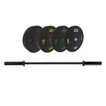 ata Pro Elite Bumper Plate Pakke 100 kg ata XF Bar 25mm