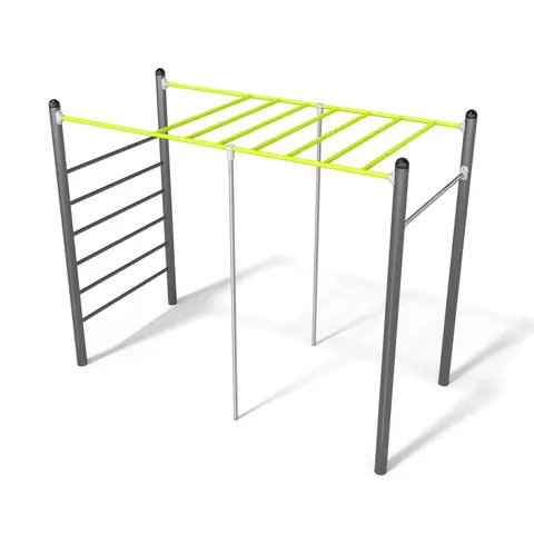 Treningsstativ med armgang og ribbevegg Utend&#248;rs treningsapparat