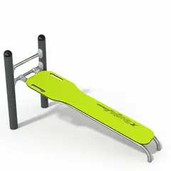 Skråbenk street workout Utendørs treningsapparat