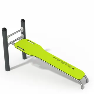 Skråbenk street workout Utendørs treningsapparat