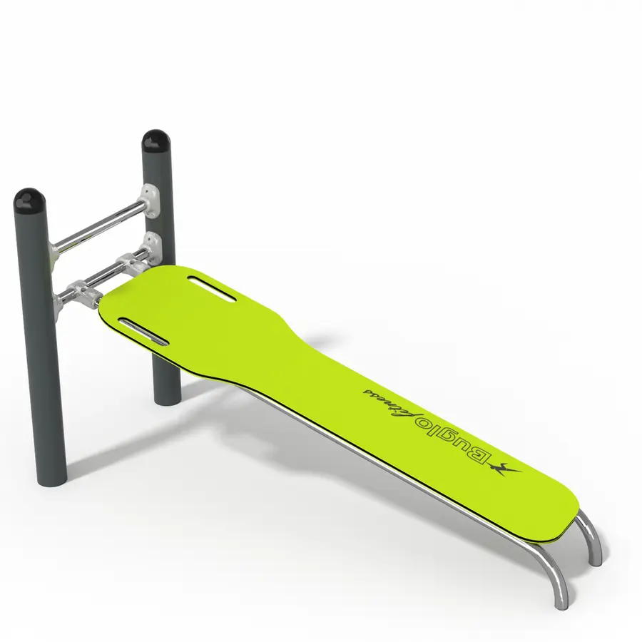 Skråbenk street workout Utendørs treningsapparat 