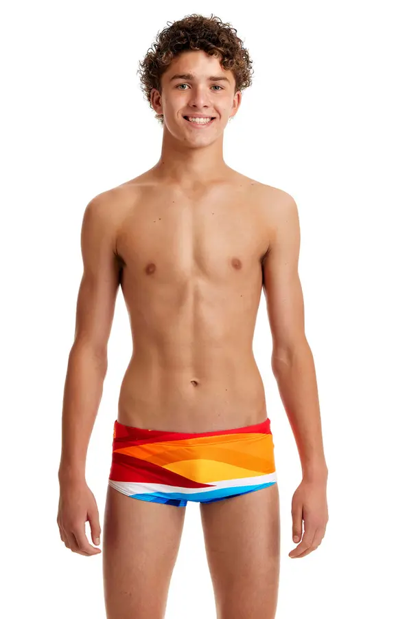 Lost Landing Badebukse jr 140cm Funky Trunks | Sidewinder Trunks 