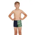 Inca Hip Racer Badebukse jr 116cm Zoggs | Blå/Flerfarget | Ecolast