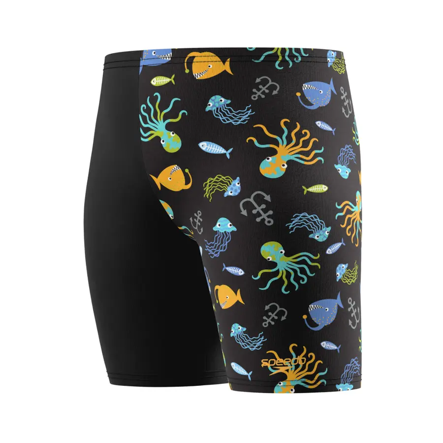 Print Jammer Badebukse jr 98 Speedo | Svart | EnduraSoft 