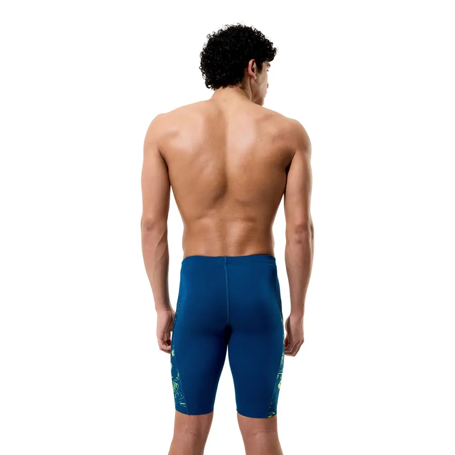 Spliced Printed Jammer Badebukse 34 Speedo | Teal/Gul | Endurance+ 