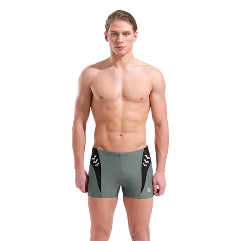 Steplogo Swim Short Badebukse Arena | Grønn/Svart | MaxFit ECO