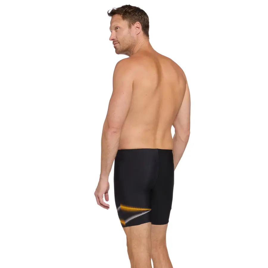 Oblique Mid Jammer Badebukse 36 Zoggs | Svart | Ecolast+ 