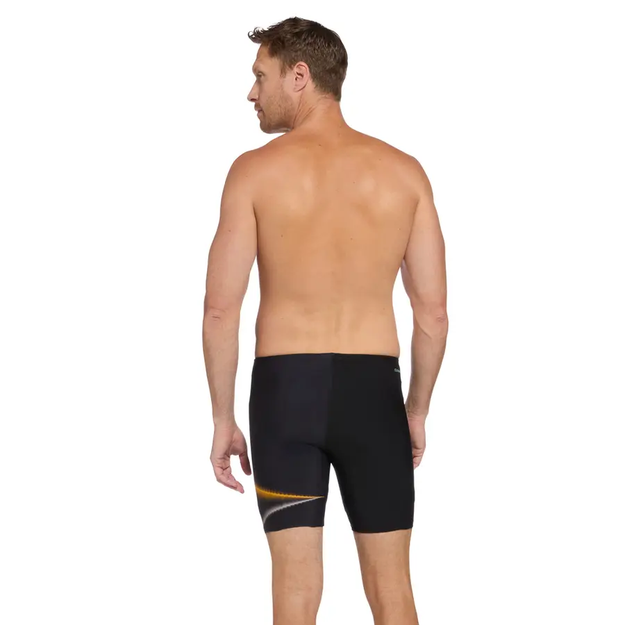 Oblique Mid Jammer Badebukse 36 Zoggs | Svart | Ecolast+ 