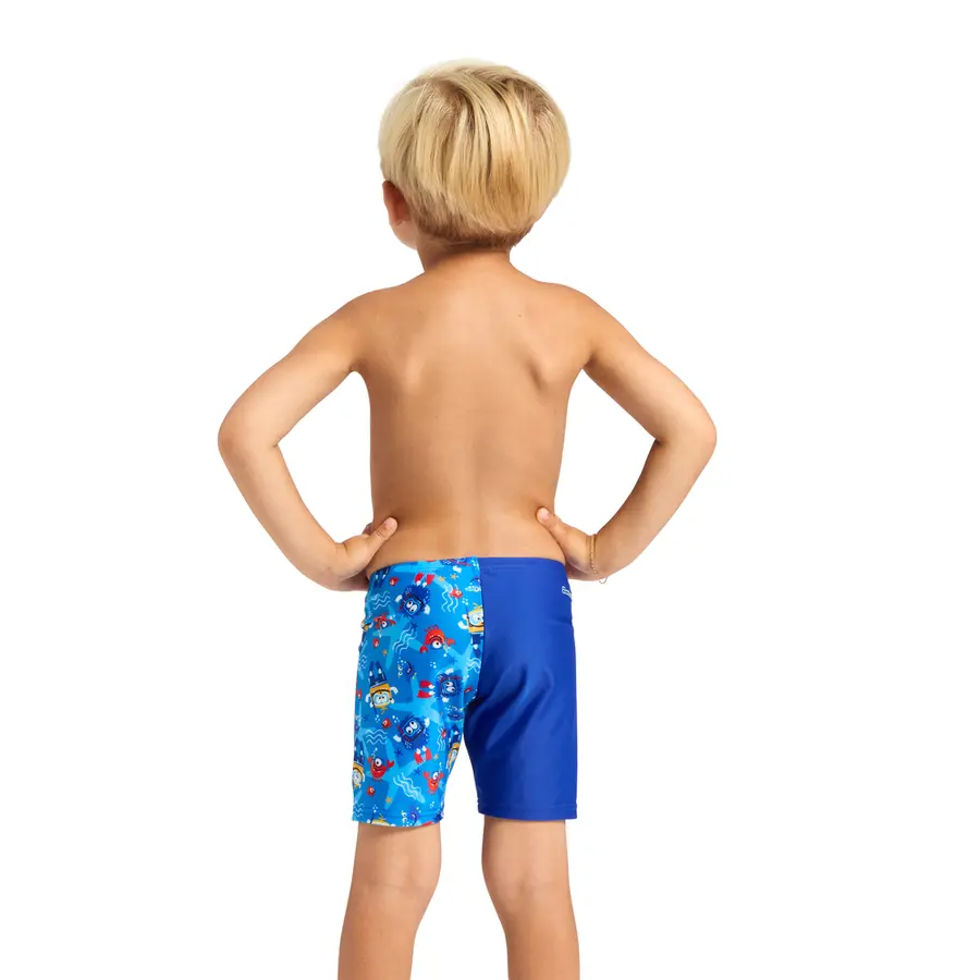 Sea Alien Midi Jammer Badebukse 98cm Zoggs | Blå/Flerfarget | Ecolast 