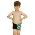 Saurus Hip Racer Badebukse 104cm Zoggs | Svart/Flerfarget | Ecolast