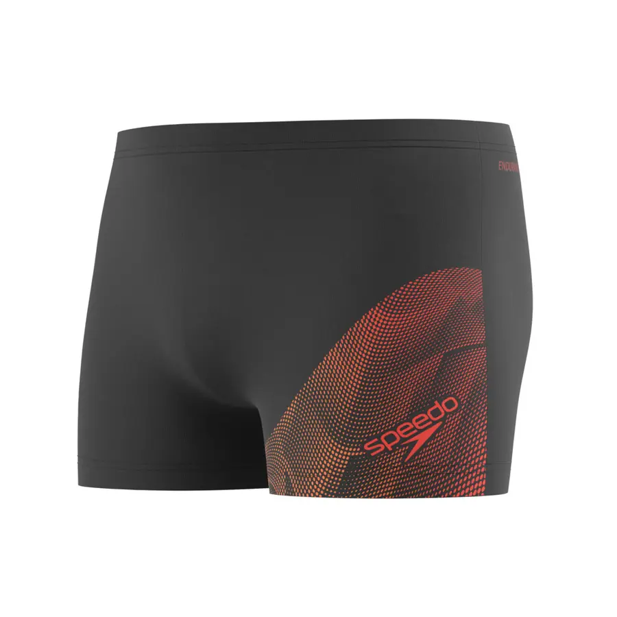 Speedo Medley Logo Aquashort 28 Speedo | Svart/Rød | Endurance+ 