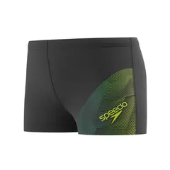 Speedo Medley Logo Aquashort jr 104 Speedo | Svart/Lime | EnduraSoft