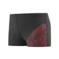 Speedo Medley Logo Aquashort jr 104 Speedo | Svart/Rød | EnduraSoft