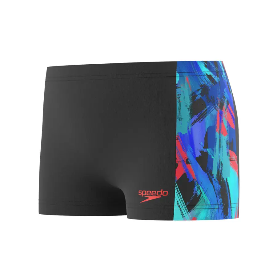 Speedo Printed Aquashort jr 104 Speedo | Svart/Blå | Endurance+ 