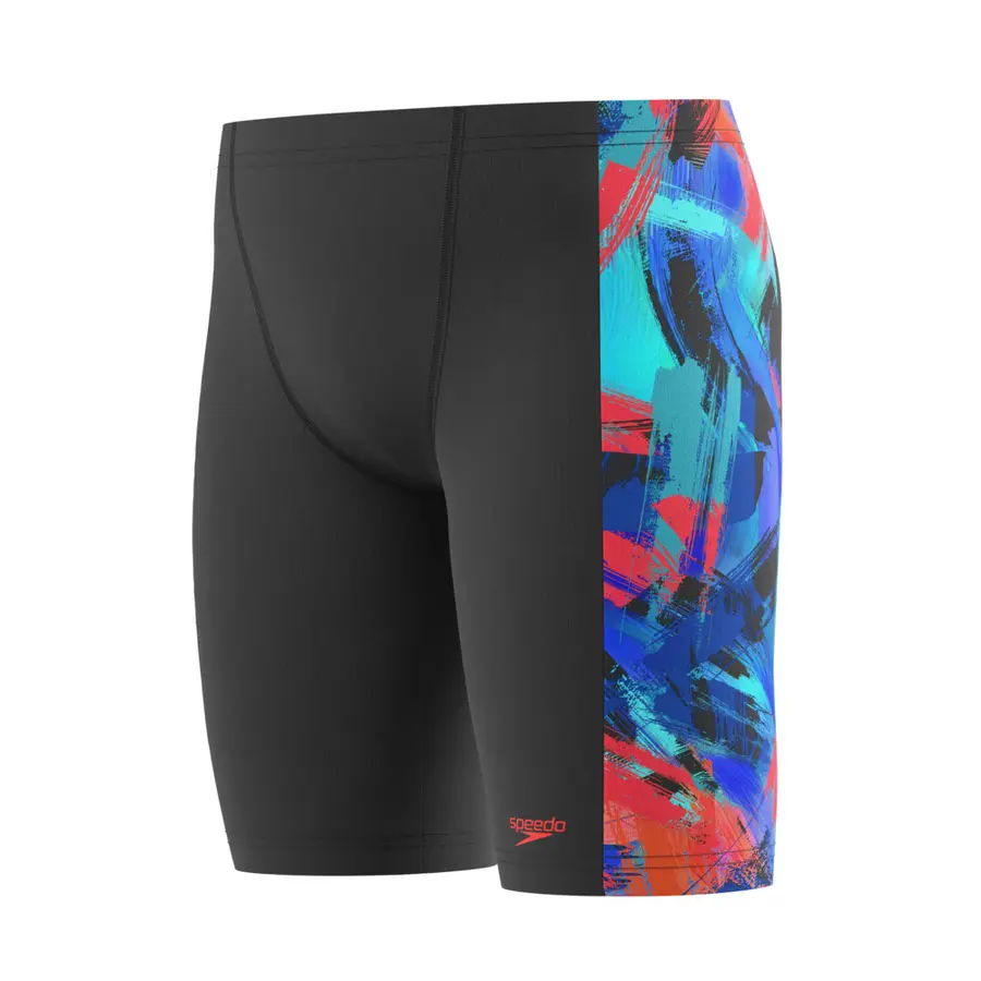 Speedo Print Spliced Jammer jr 104 Speedo | Svart/Blå | Endurance+ 