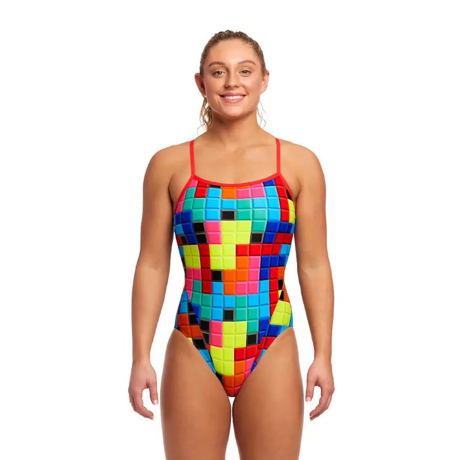 Blocked Badedrakt EU34 Funkita | Single Strap One Piece 