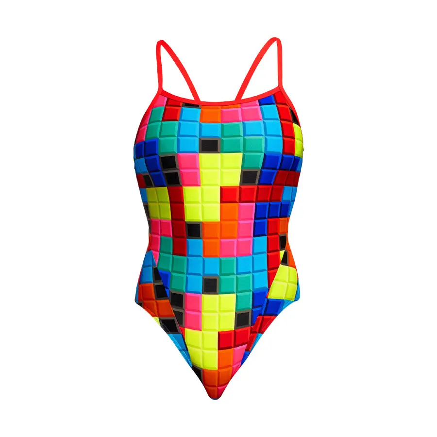 Blocked Badedrakt EU34 Funkita | Single Strap One Piece 