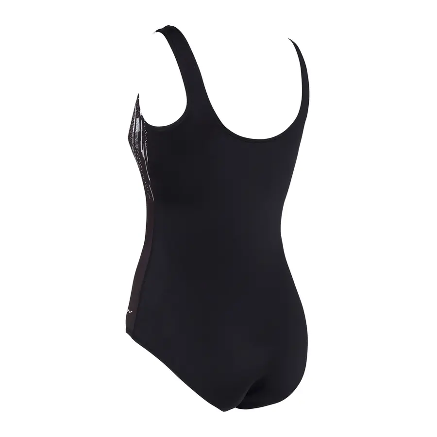 Shimmer Scoopback Badedrakt EU34 Zoggs | Svart/Flerfarget  | Ecolast 