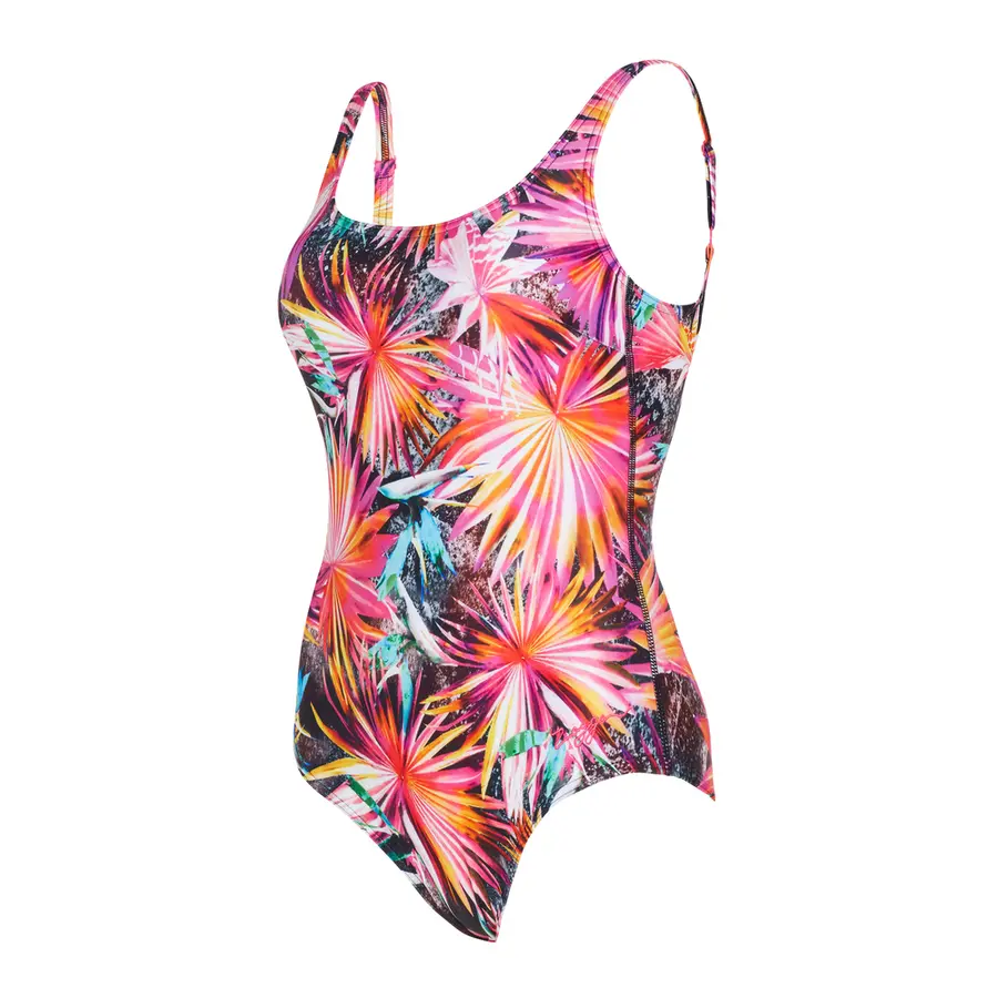 Savannah Sleekback Badedrakt 34 Zoggs | Flerfarget | Ecolast 