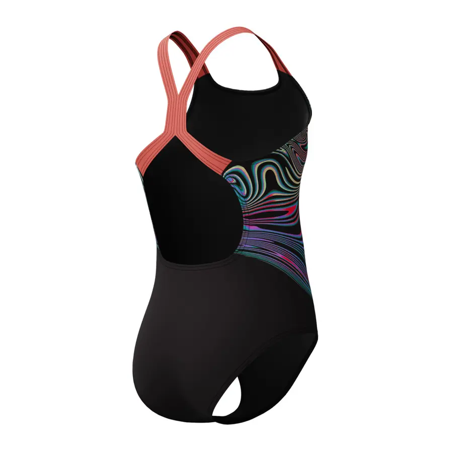 Placement Powerback Badedrakt jr 116 Speedo | Flerfarget | Endurance+ 