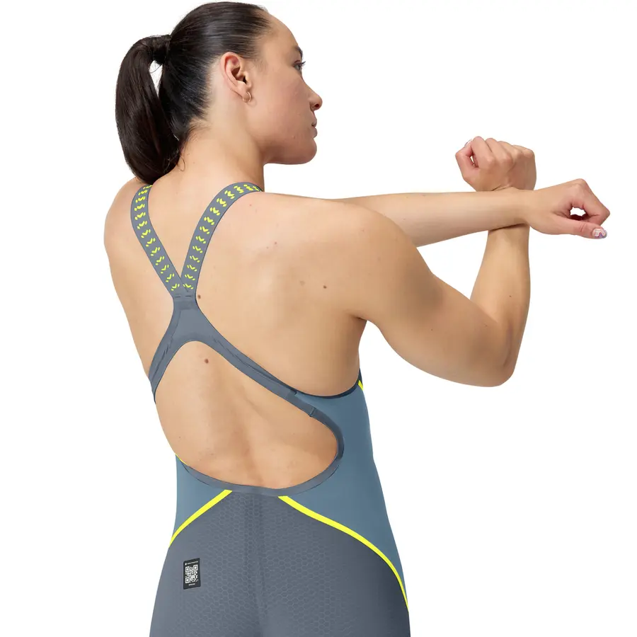 Fastskin LZR Pure Intent 2.0 Openback 28 Speedo | Grå | Konkurransedrakt 