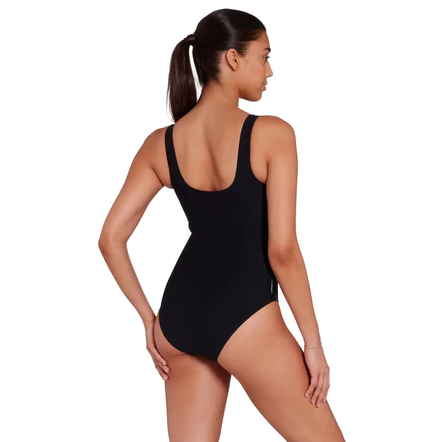 Seafarer Scoopback Badedrakt EU48 Zoggs | Svart/Flerfarget | Ecolast + 