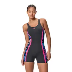 Hyperboom Splice Legsuit Badedrakt 40 Speedo | Svart/Rosa | Endurance Pro